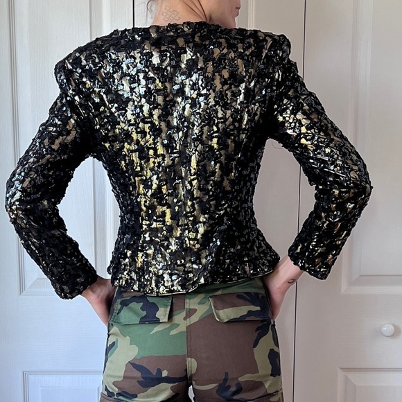 1980’s Opening Night! Sequin Blazer - Picture 4 of 10